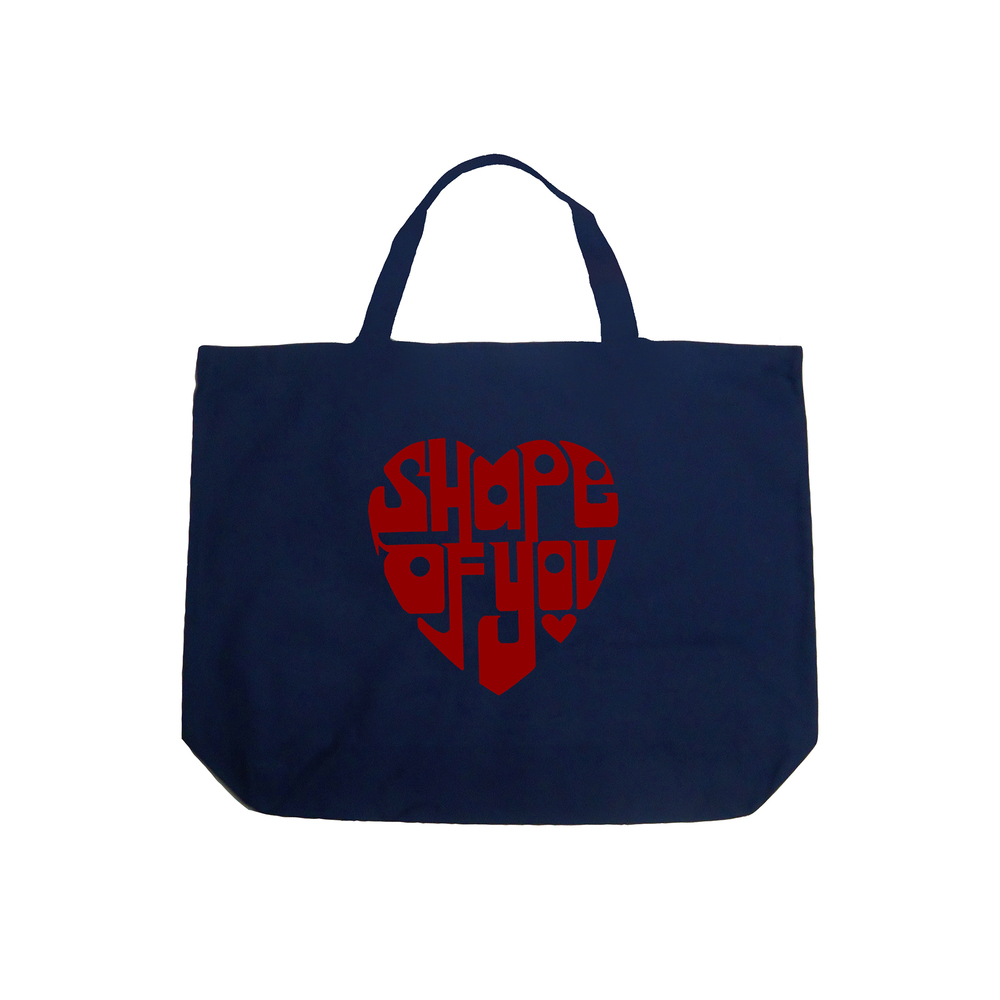 Large Word Art Tote Bag - Shape of You